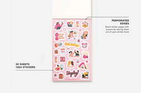 Adulting, Work and Everyday Life Sticker Book