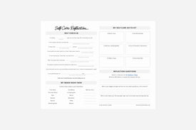 Self-Care Reflection - Passion Planner