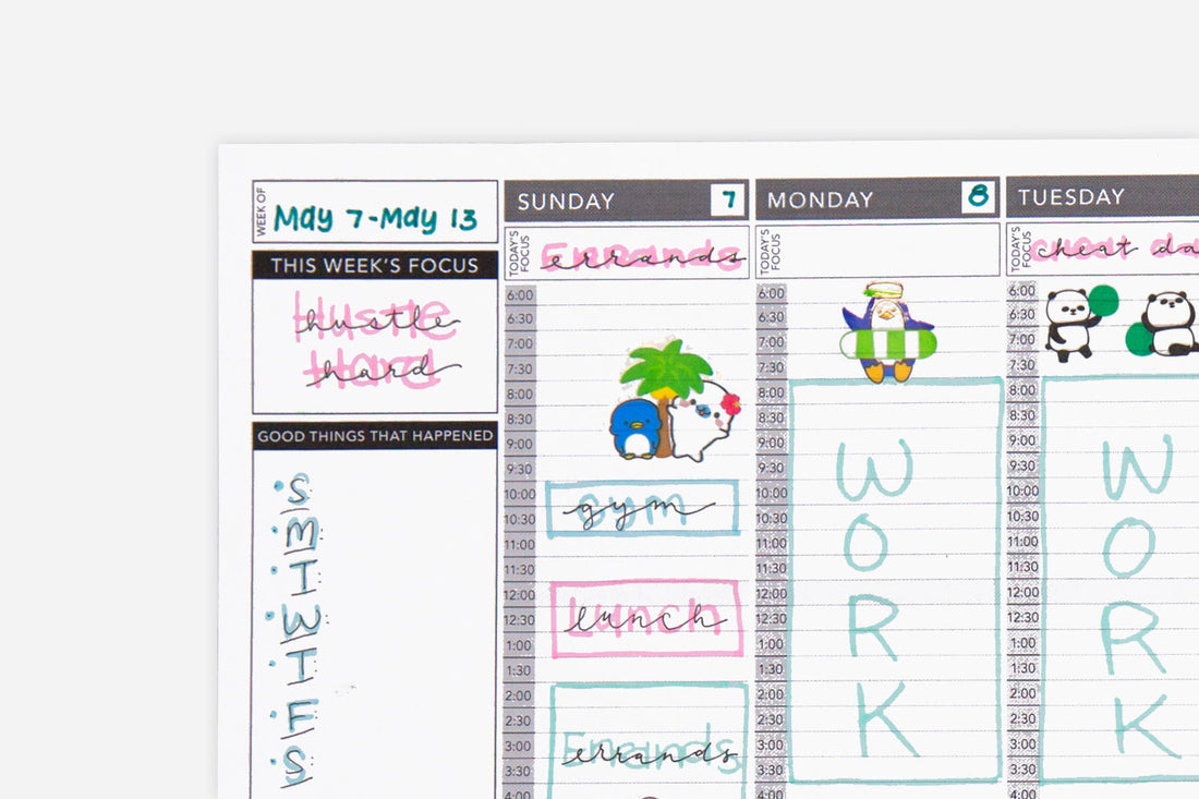 Undated Weekly Layout - Passion Planner