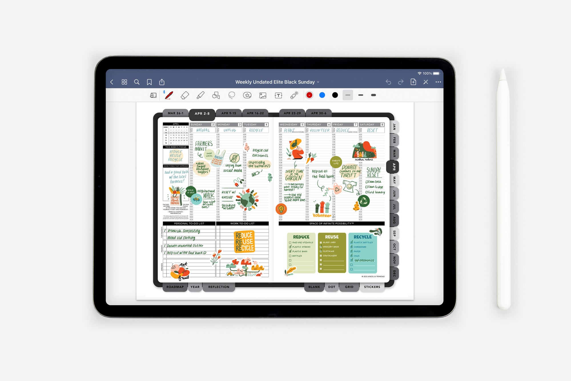 Digital Plan It for the Planet Sticker Pack