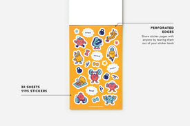 Wellness and Health Sticker Book - Passion Planner