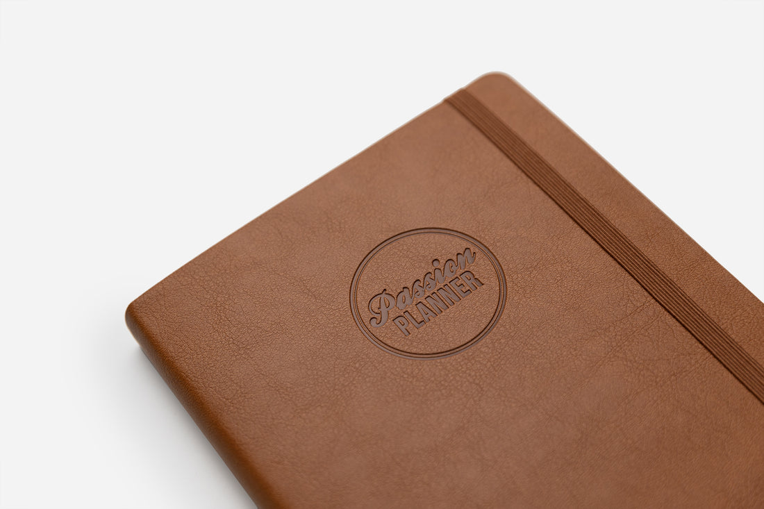 Daily Planner - Undated - Caramel Brown
