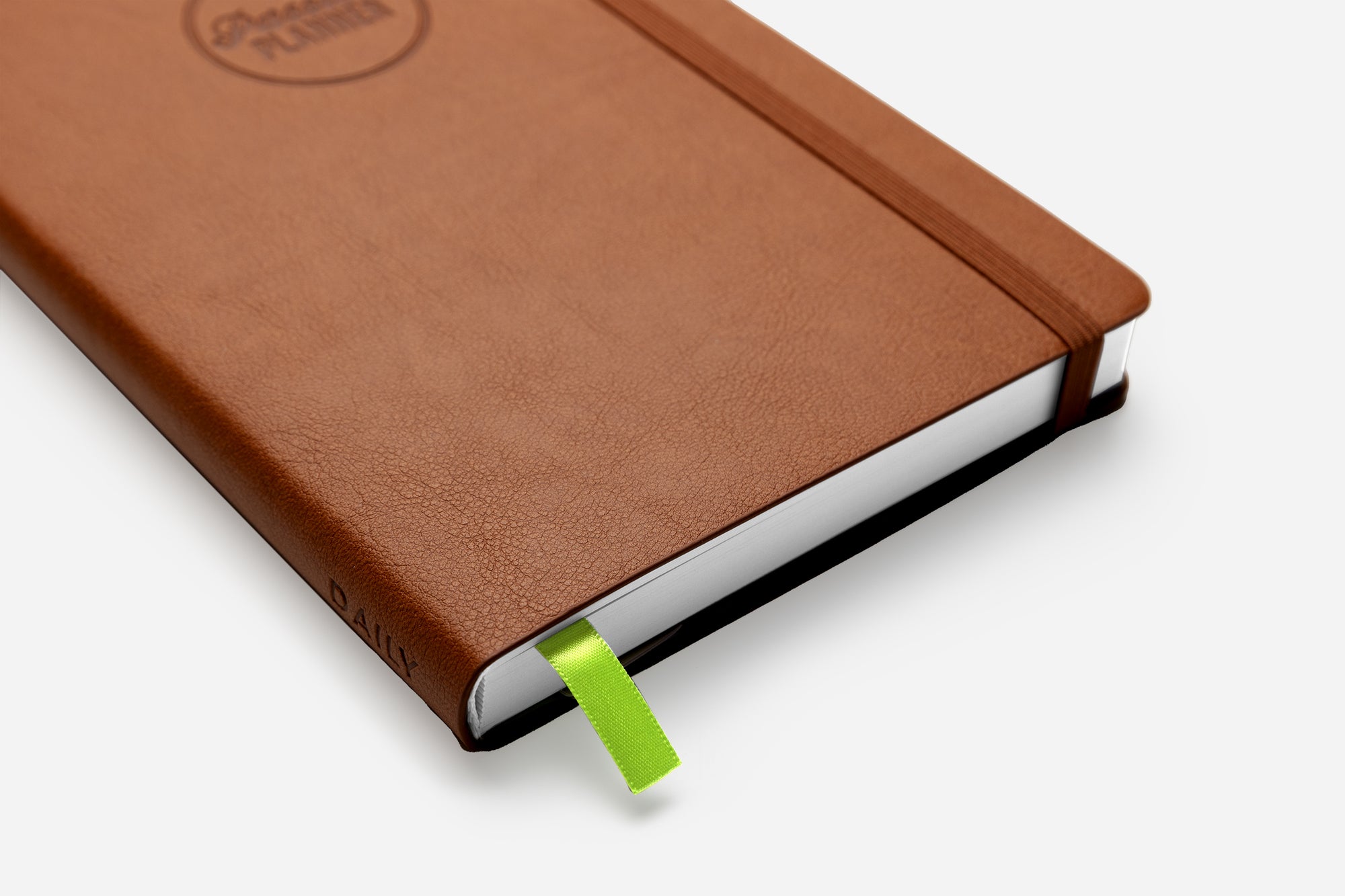 Daily Planner - Undated - Caramel Brown