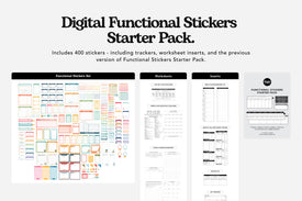 Digital Functional Sticker Starter Pack (Goodnotes Elements Collection)