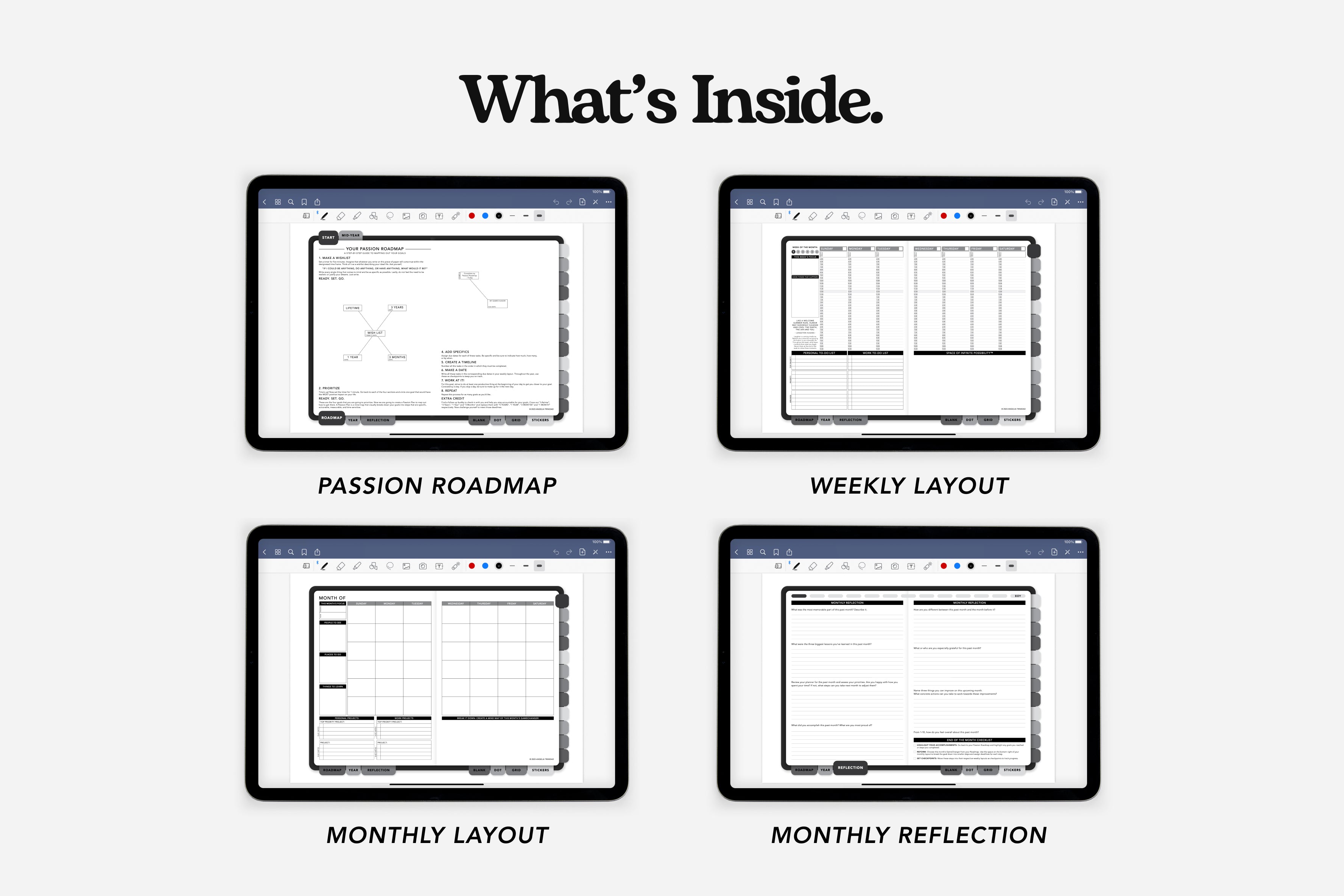 FREE Digital Planner Sample Passion Planner