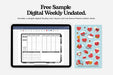Free Digital Planner Sample - Undated Weekly - Sunday Start - Passion Planner