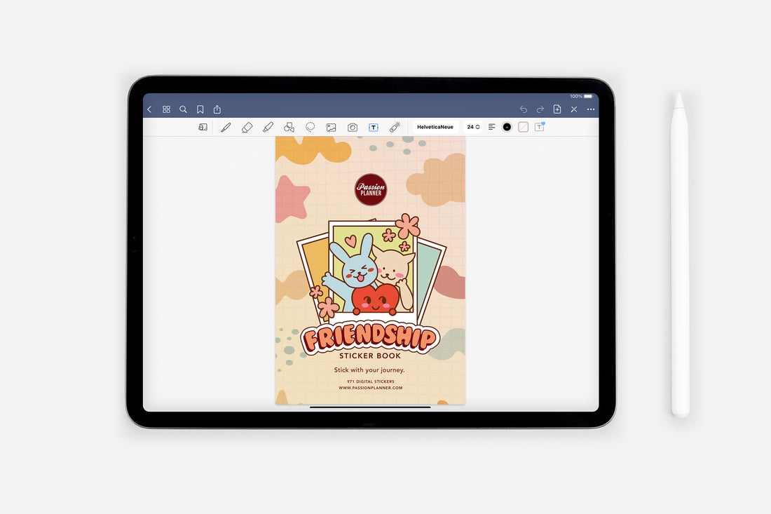 Digital Friendship Sticker Book