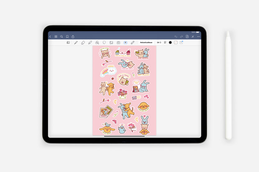 Digital Friendship Sticker Book | Passion Planner
