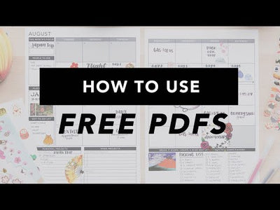 Dated Monthly Calendar Printable | Free Printable | Passion Planner